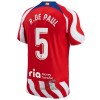 Officiële Voetbalshirt Atlético Madrid R. De Paul 5 Thuis 2022-23 - Heren